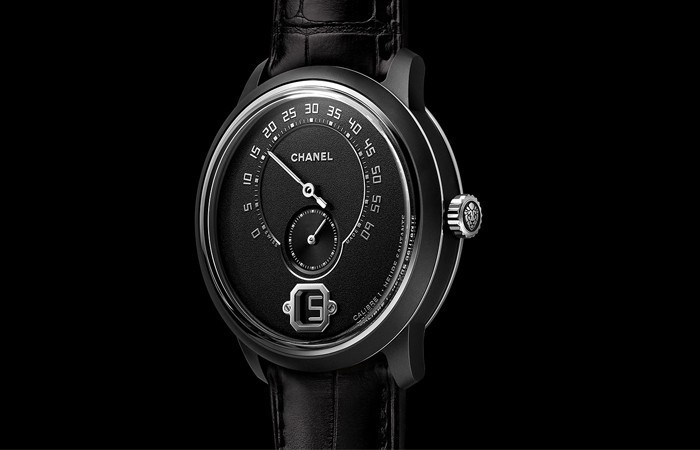 预热Basel 2019 香奈儿推出Monsieur Édition Noire黑色陶瓷限量腕表