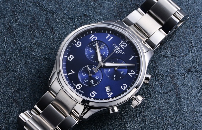 欲望城市的急速情结 品评天梭手表速驰系列产品带钢石英石男性腕表