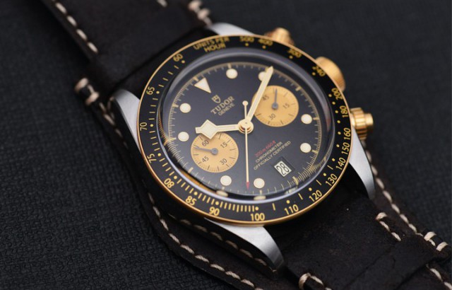 【视频】帝舵推出炫酷十足的黄金钢款计时腕表