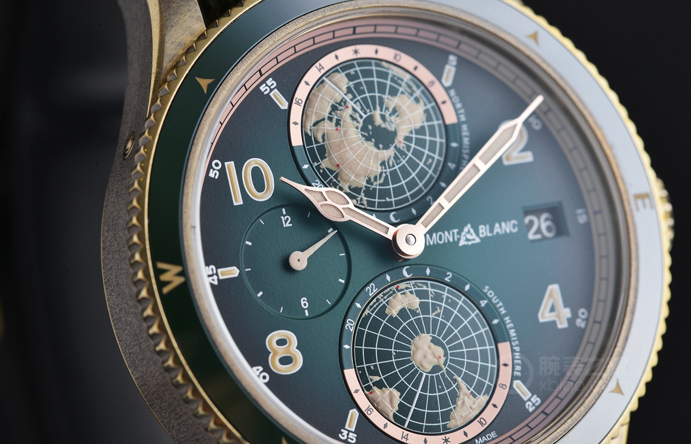 匏土革|戴着它去探险 品评万宝龙1858系列产品Geosphere世界时腕表