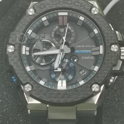 卡西欧g-shock系列gst-b100xa-1a腕表