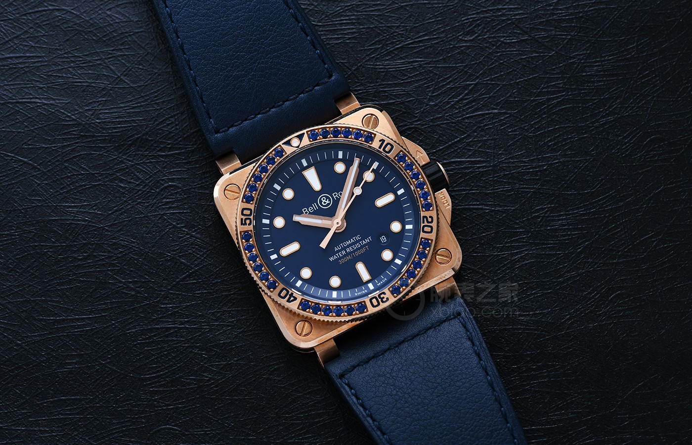 彰显海洋风情 品鉴柏莱士BR03-92 Diver Blue Bronze Sapphire Bezel