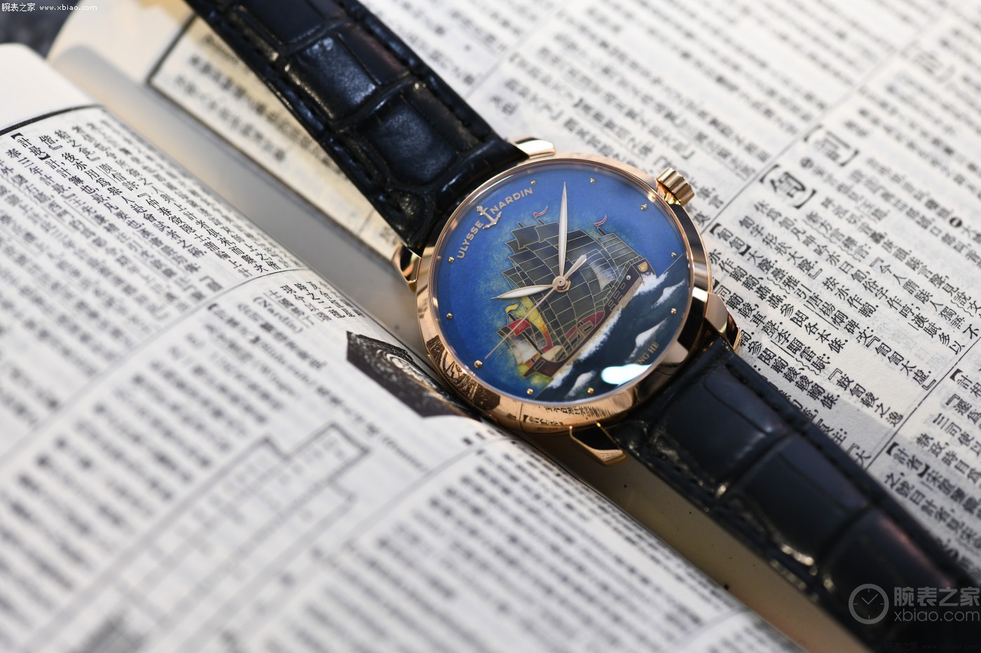 飞驰人生  品评雅典表镏金系列产品《郑和宝船》珐琅腕表