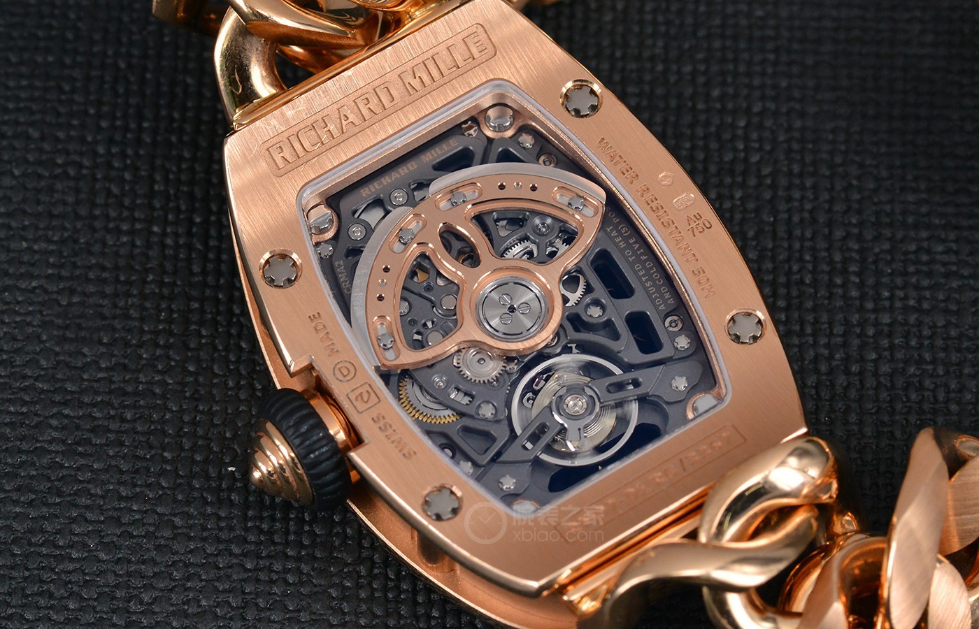 百战百胜：精致绚丽 品评里查德米尔女士系列产品RM 07-01传动链条手表表带腕表