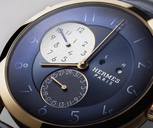 爱马仕Slim d’Hermès GMT两地时腕表