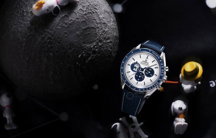 趣意太空  歐米茄超霸系列“史努比獎”50周年紀念腕表