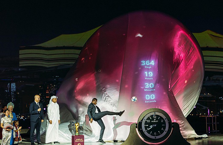 HUBLOT宇舶表開啟計時： 2022年國際足聯卡塔爾世界杯? 迎來開幕倒計時一周年!