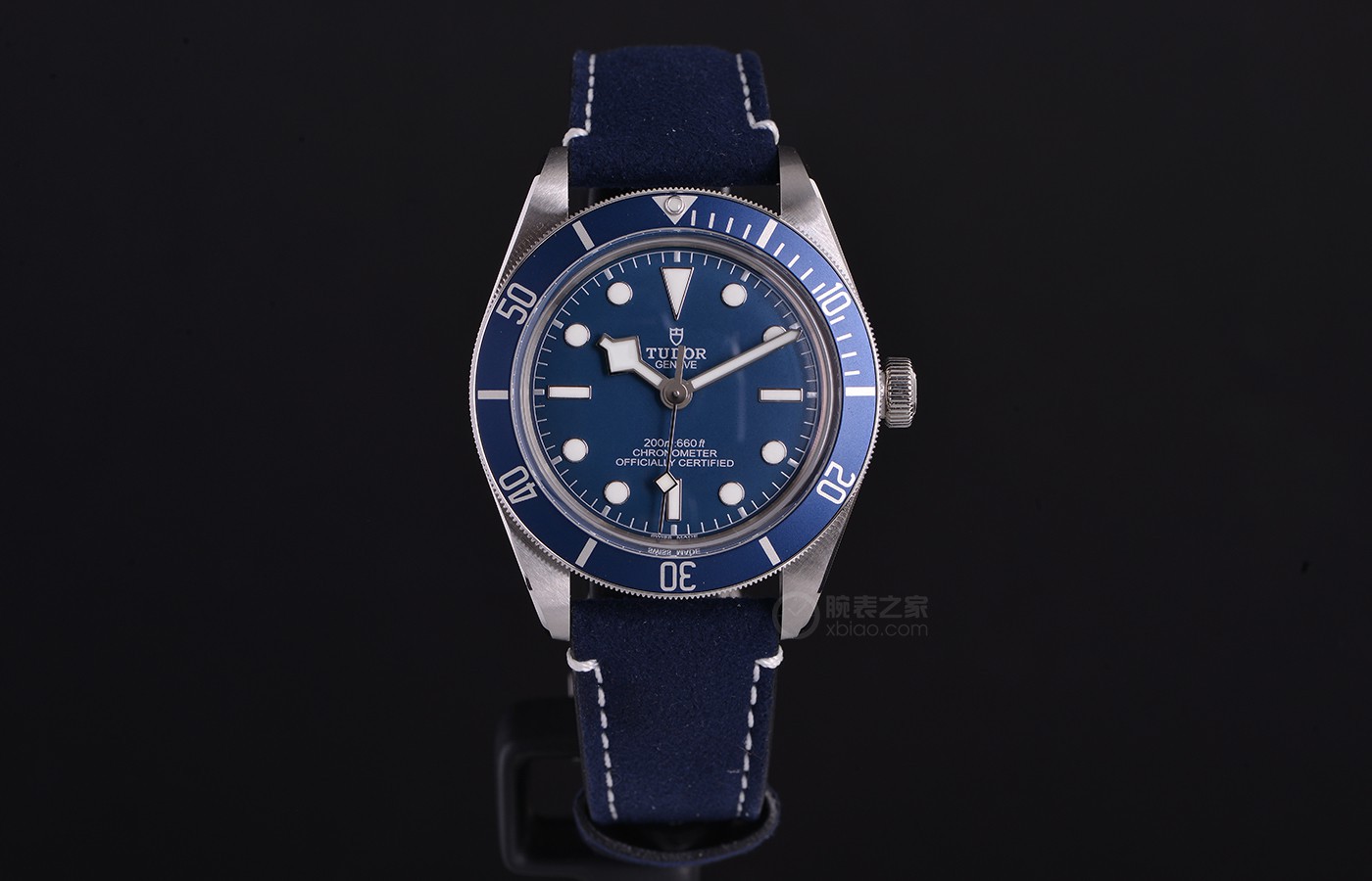 泌七岁]与你一起深层次海洋探索当然，品评帝舵碧湾系列产品1958型“海军蓝”腕表