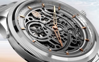 帕玛强尼Tonda PF系列镂空腕表 展现纯粹的机械美感