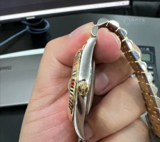 越看越喜歡真的很值得  勞力士日志香檳盤鑲鉆