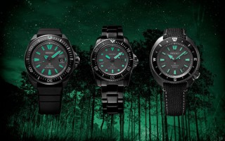 精工推出Prospex“Black Series”武士王SRPH97K1和陆龟SRPH99K1腕表