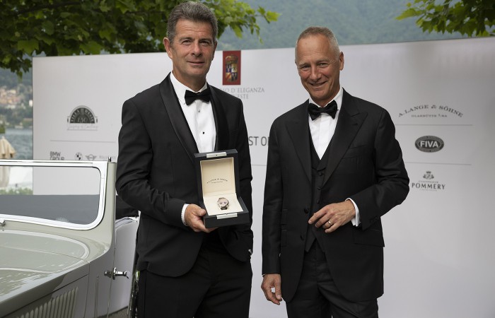 “最佳車款”優勝者揭曉 2022年Concorso d'Eleganza Villa d'Este古董車展 朗格贈予手工雕刻非凡時計