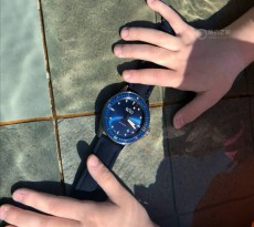 大材小用的一款表  宝珀五十噚蓝盘入手