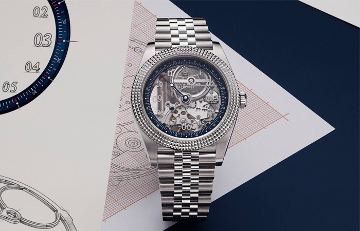 Artisans de Genève出品 定制改装的劳力士日志型单针腕表