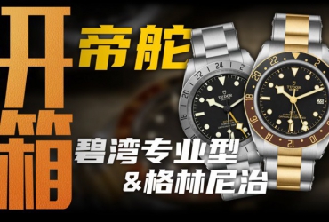 【开箱】帝舵新款碧湾专业型和间金GMT腕表！