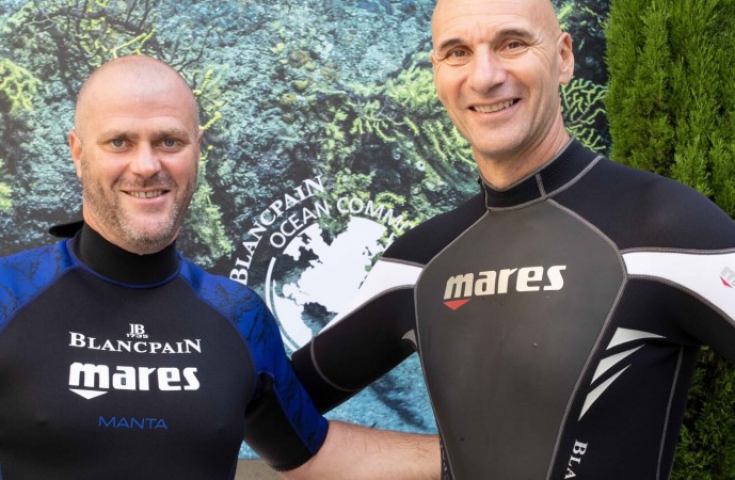 宝珀携手品牌挚友举办“心系海洋”展览 与自由潜世界冠军共同呈现水下静态闭气体验