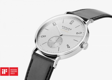 NOMOS Tangente neomatik 铂金灰腕表荣膺 2023 iF 设计大奖