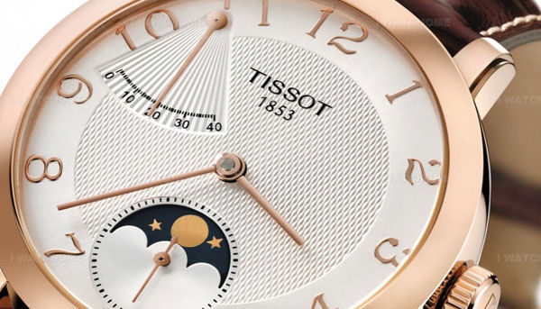 天梭(tissot)艺塑系列月相腕表