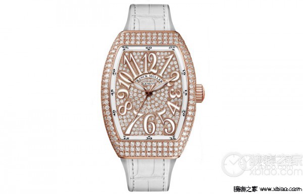 法穆兰vanguard lady in 18k rose gold with diamonds – rmb 258