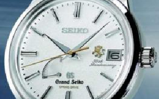 精工表50周年紀念 推出白金腕表系列