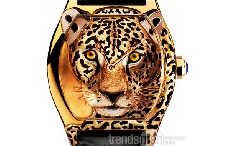 卡地亚 Tortue XL猎豹图案手表