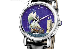 雅典琺瑯彩繪限量手表海上戰役系列“阿奇利號”