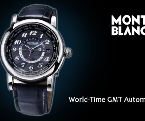 万宝龙明星系列自动上链世界时间GMT腕表介绍