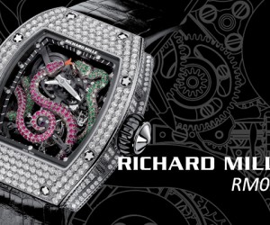 Richard Mille宝石镶嵌陀飞轮腕表RM026