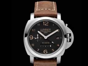 沛纳海推出10天动力储存GMT腕表