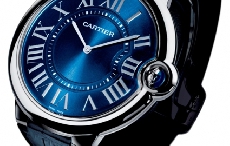 卡地亚蓝气球系列超薄铂金腕表