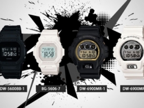 黑白绝色G-SHOCK经典系列对撞个性潮流