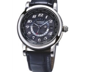 萬寶龍明星自動上鏈世界時間GMT腕表