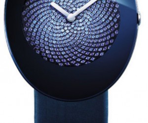 雷達依莎系列藍色珠寶表