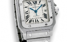 卡地亚Santos系列不锈钢自动上弦手表