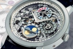 江诗丹顿镂空自动万年历月相手表