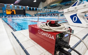欧米茄游泳计时设备亮相奥运水上运动中心