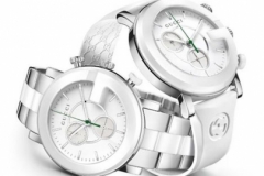 纯白魅影Gucci G-CHRONO系列新款陶瓷腕表