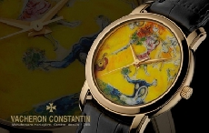 典藏艺术腕表 结合彩绘图案与机芯运转的优雅