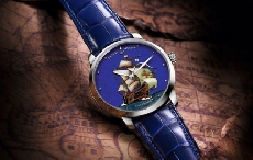 雅典表Classico「圣玛利亚号」鎏金限量腕表