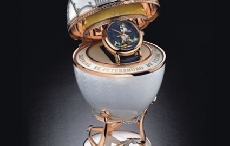 向帝国海军致敬 沙皇蛋雕限量纪念彩绘腕表