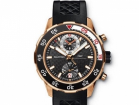 万国推出IWC Aquatimer玫瑰金计时码表