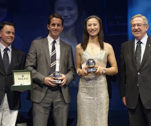中国奥运冠军徐莉佳荣获国际帆联劳力士世界航海家奖
