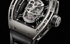 2012日内瓦高级钟表沙龙“最佳珠宝表奖”首轮入围表款 理查德·米勒RM052颅骨陀飞轮腕表