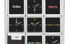 时区腕表：多时区显示的电子腕表