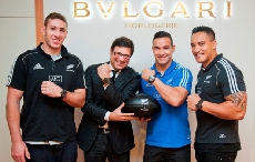 All Blacks队员参观Bulgari宝格丽表厂总部