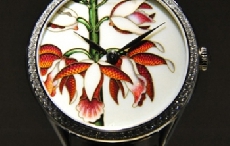  江诗丹顿艺术大师花之神殿系列中式鹤顶兰腕表