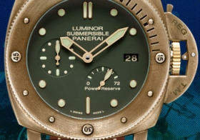品鑒沛納海新款PAM00507 Luminor 3日動儲青銅潛水腕表