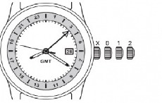 波尔两地时间腕表日期和时间设置方法