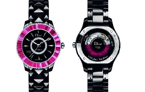 迪奥打造全新Dior VIII 黑色高精密陶瓷腕表