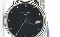 纯黑的雅致 浪琴瑰丽系列L4.821.4.97.6腕表实拍